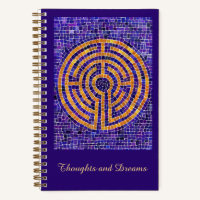 Cahier Spirale LABYRINTHE MOSAÏQUE 5,5x8,5