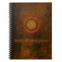 Cahier Spirale Livre des Ombres, Dessin Médaillon