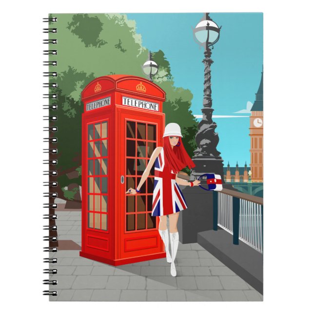 Cahier spirale London Calling (Devant)