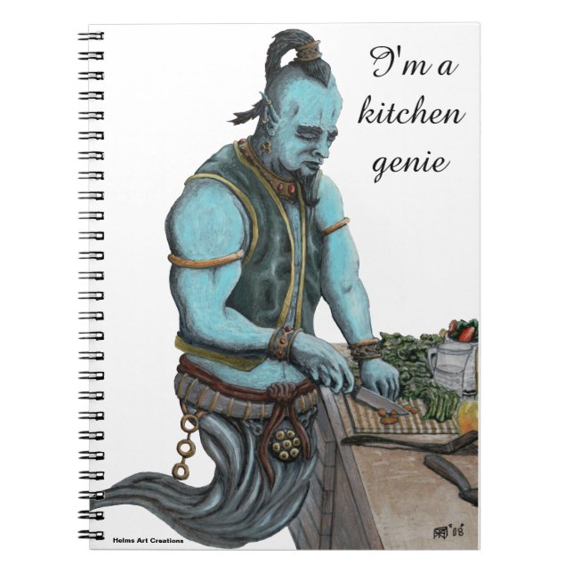 Cahier Spirale Magie de Cuisine Génie (Devant)
