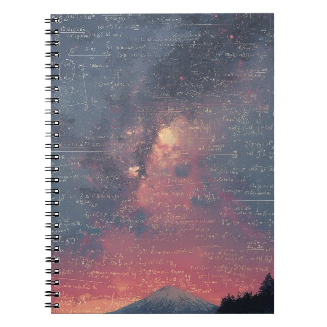 Cahier Spirale Mathématique de la Nébuleuse Célest (Devant)