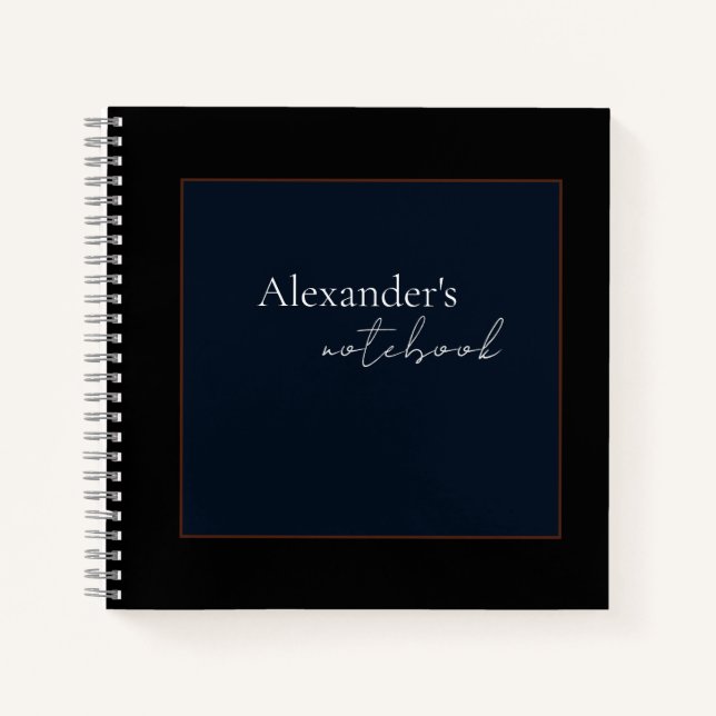 Cahier Spirale Moderne (Devant)