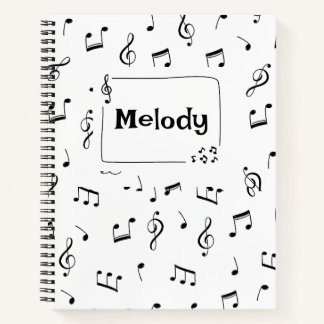 Cahier Spiralé Note de Musique