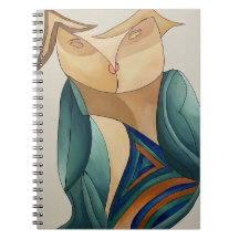 Cahier spiralé paysage surréaliste