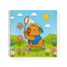Cahier Spirale Personnalisé avec Nom de Capybara K