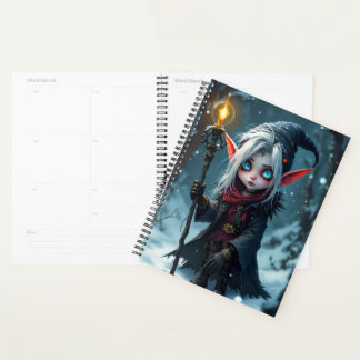 Cahier spirale planificateur petite sœur lutin