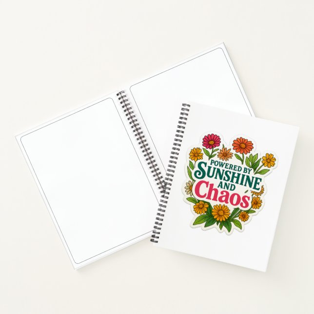 🌞 Cahier spiralé pour âmes sauvages 🌸📓 (Intérieur)