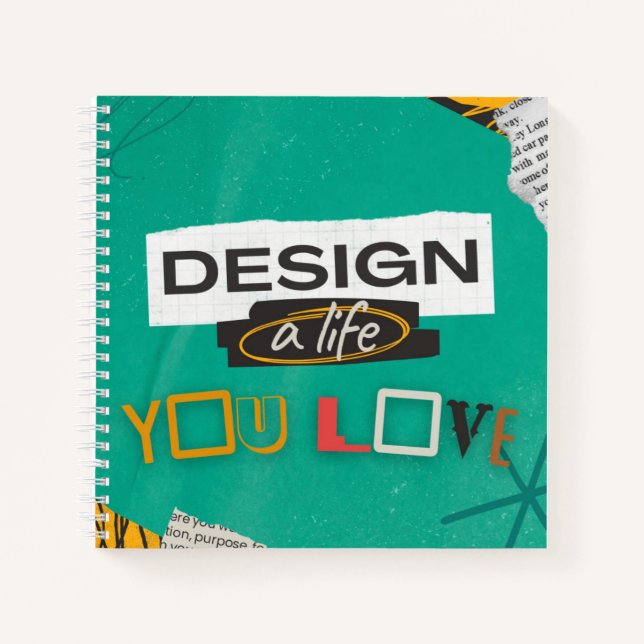 Cahier spiralé pour concevoir une vie que vous aim (Devant)