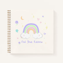 Cahier Spirale Rêves Arc-en-ciel Pastel