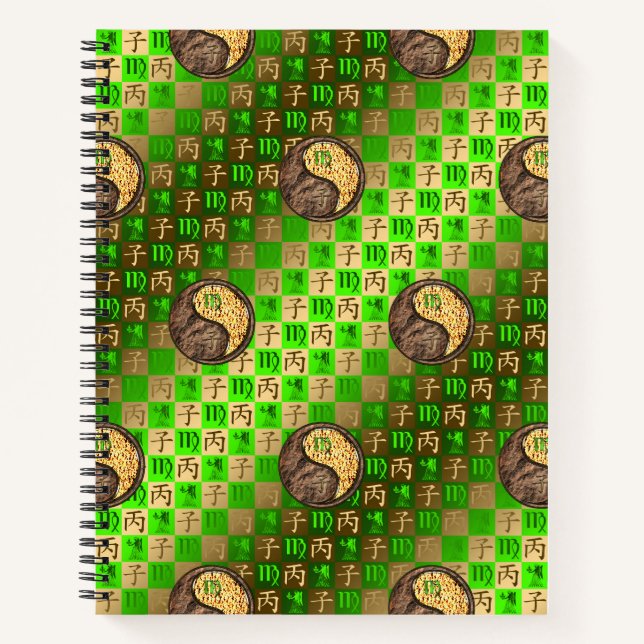 Cahier Spirale Vierge & Rat de Feu (Devant)