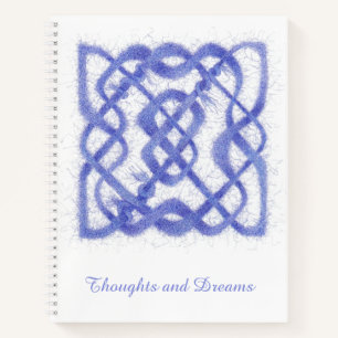 Cahier Spirale VIOLET NŒUD CELTIQUE 22x28cm