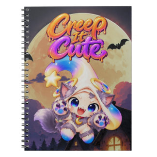 Cahier Spirale Zessi - "Creep It Cute" Halloween