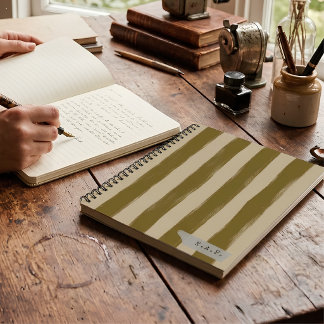 Cahier Studio Personnalisé avec Initiales et Rayur