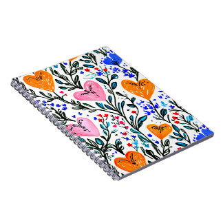 Cahier Sweet Floral Heart