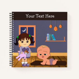 Cahier TeddyTots - Journal pour enfants avec un ou