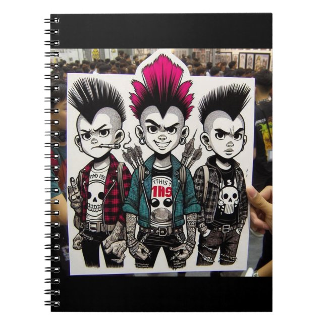 Cahier Trio Punk (Devant)