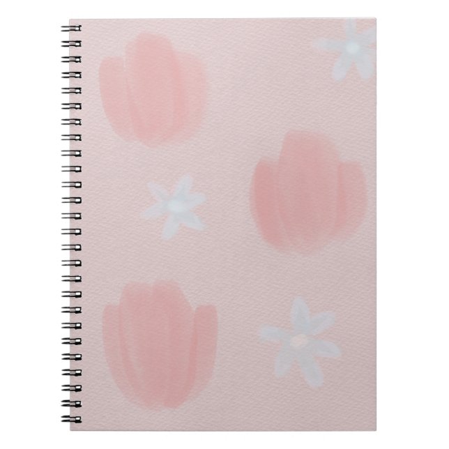 Cahier Tulipe Rose (Devant)