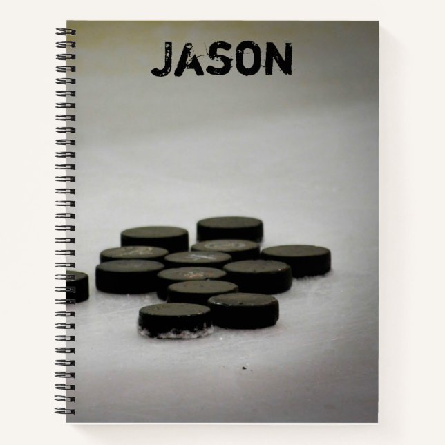 Cahier universitaire réglementé hockey sur glace (Devant)