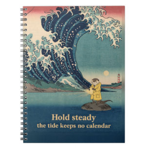 Cahier Vague Lanterne Loutre en Bois