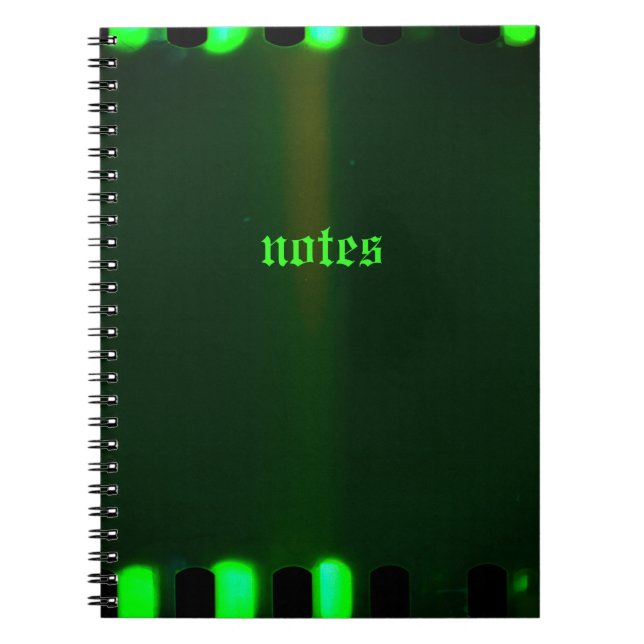 Cahier Vert Gothic Harlequin (Devant)