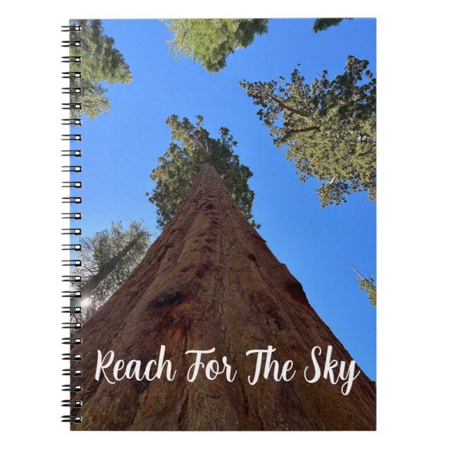 Cahier vierge avec Séquoias de Yosemite  (Devant)