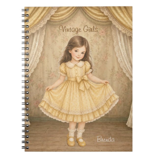 Cahier Vintage Girls avec Brenda (Devant)