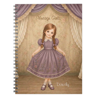 Cahier Vintage Girls avec Dorothy