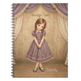 Cahier Vintage Girls avec Dorothy - Douce et Timid