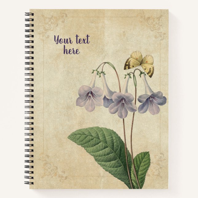 Cahier Vintage Gloxinia  (Devant)