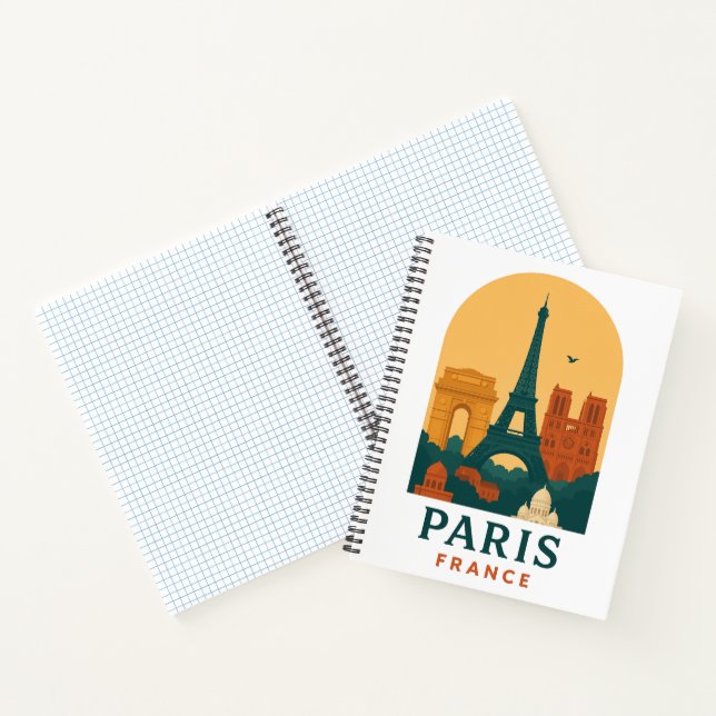 Cahier Vintage Paris – Conception de Cathédrale Fr (Intérieur)