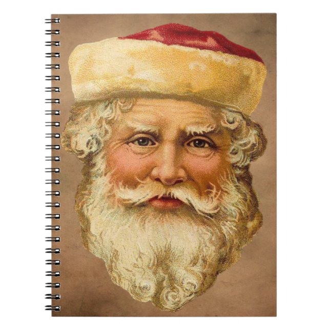 Cahier vintage Père Noël (Devant)