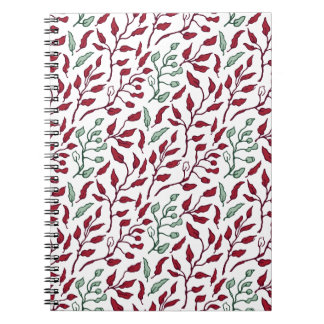 Cahiers à spirale floraux pour une prise de notes