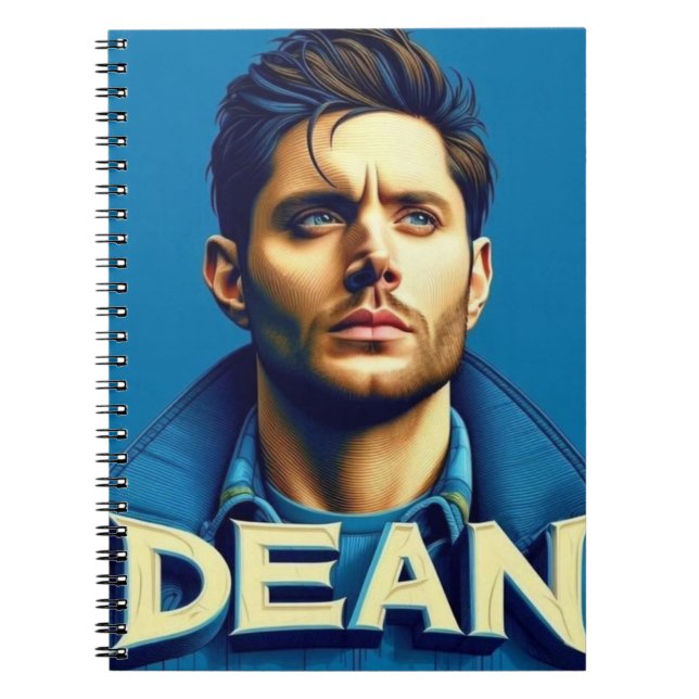 Cahiers Dean sur fond bleu (Devant)