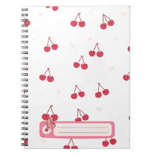 Cahiers et journaux Cherry Hearts pour filles