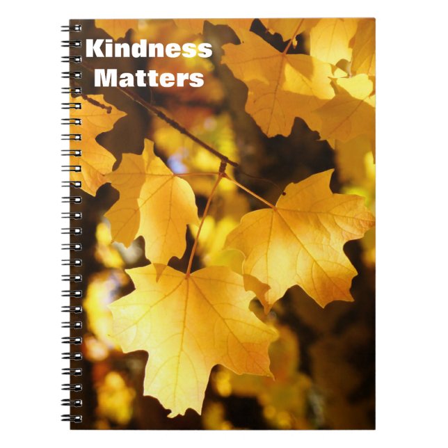 Cahiers Kindness Matters! Kinder World Automne (Devant)