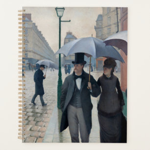 Caillebotte Paris, rue de jour de pluie, œuvre d'a