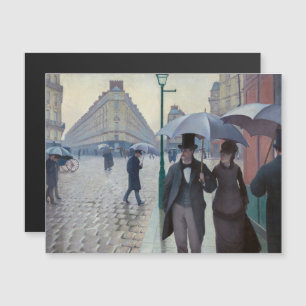 Caillebotte - Rue de Paris Jour de Pluie Carte Mag