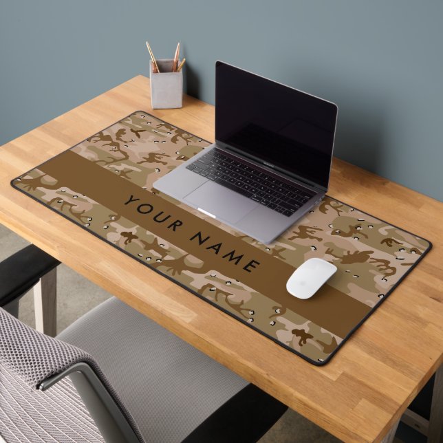 Cailloux de camouflage du désert, Votre nom, Perso (Bureau 2)
