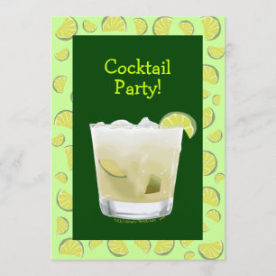 Caipirinha Cocktail Party Invitation personnalisab