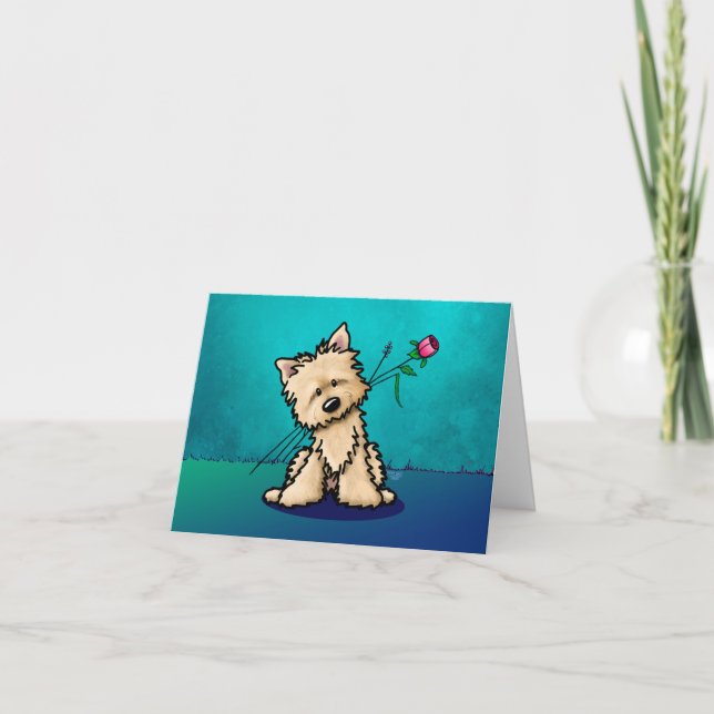 Cairn Terrier Carte de remerciements (Devant)