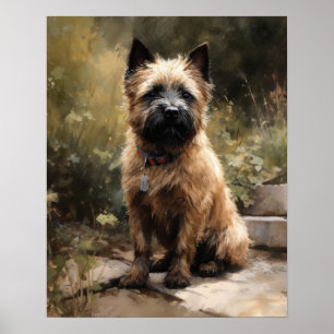 Cairn Terrier Dog Art Poster