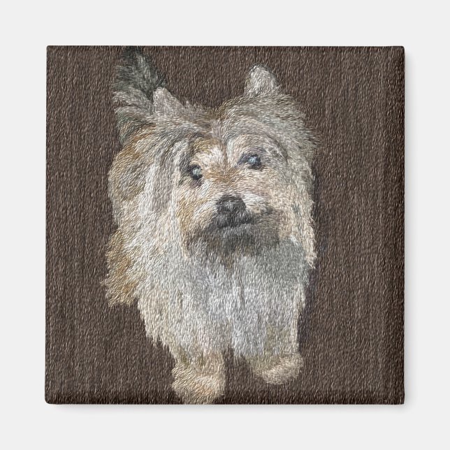 Cairn Terrier Magnet (Devant)
