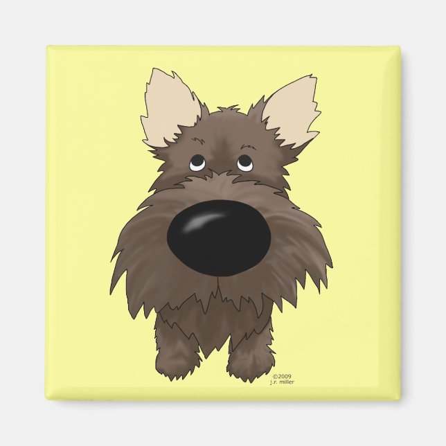 Cairn Terrier Magnet (Devant)