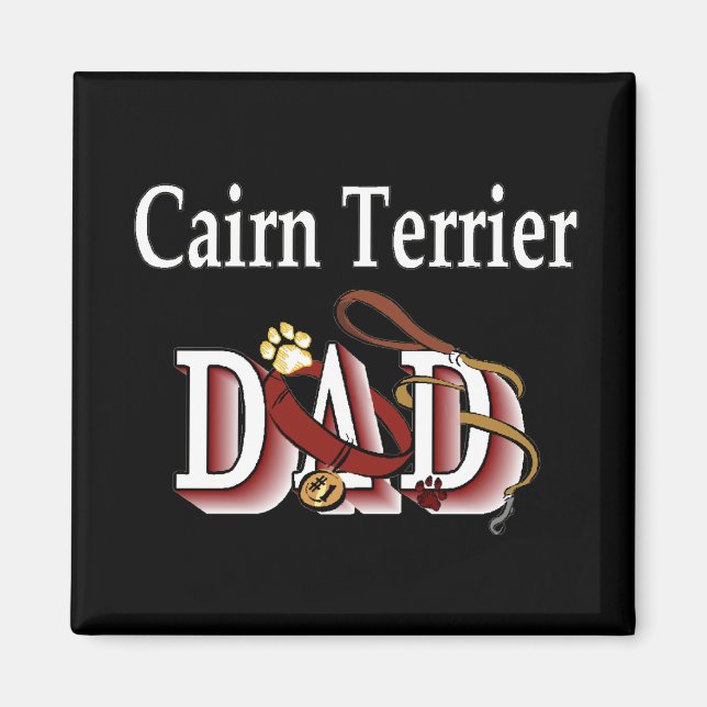 cairn terrier papa Magnet (Devant)