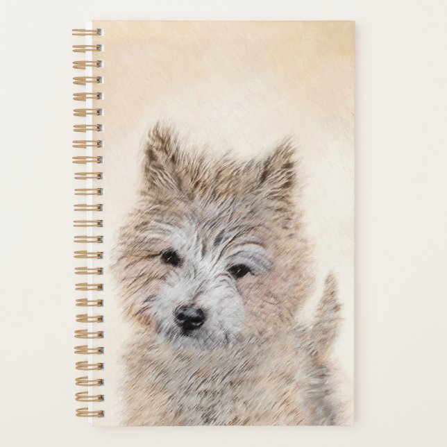 Cairn Terrier Peinture Chiot - Art Chien original (Devant)
