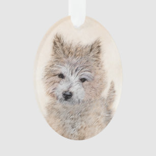 Cairn Terrier Peinture Chiot - Art Chien original