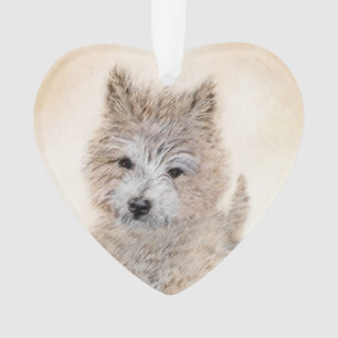 Cairn Terrier Peinture Chiot - Art Chien original