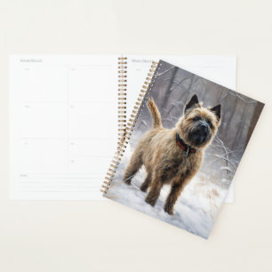 Cairn Terrier Qu'Il Neige Noël