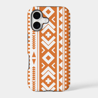 Caisse aztèque orange brûlée de téléphone