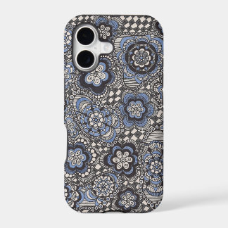 Caisse bleue de fantaisie de téléphone de denim